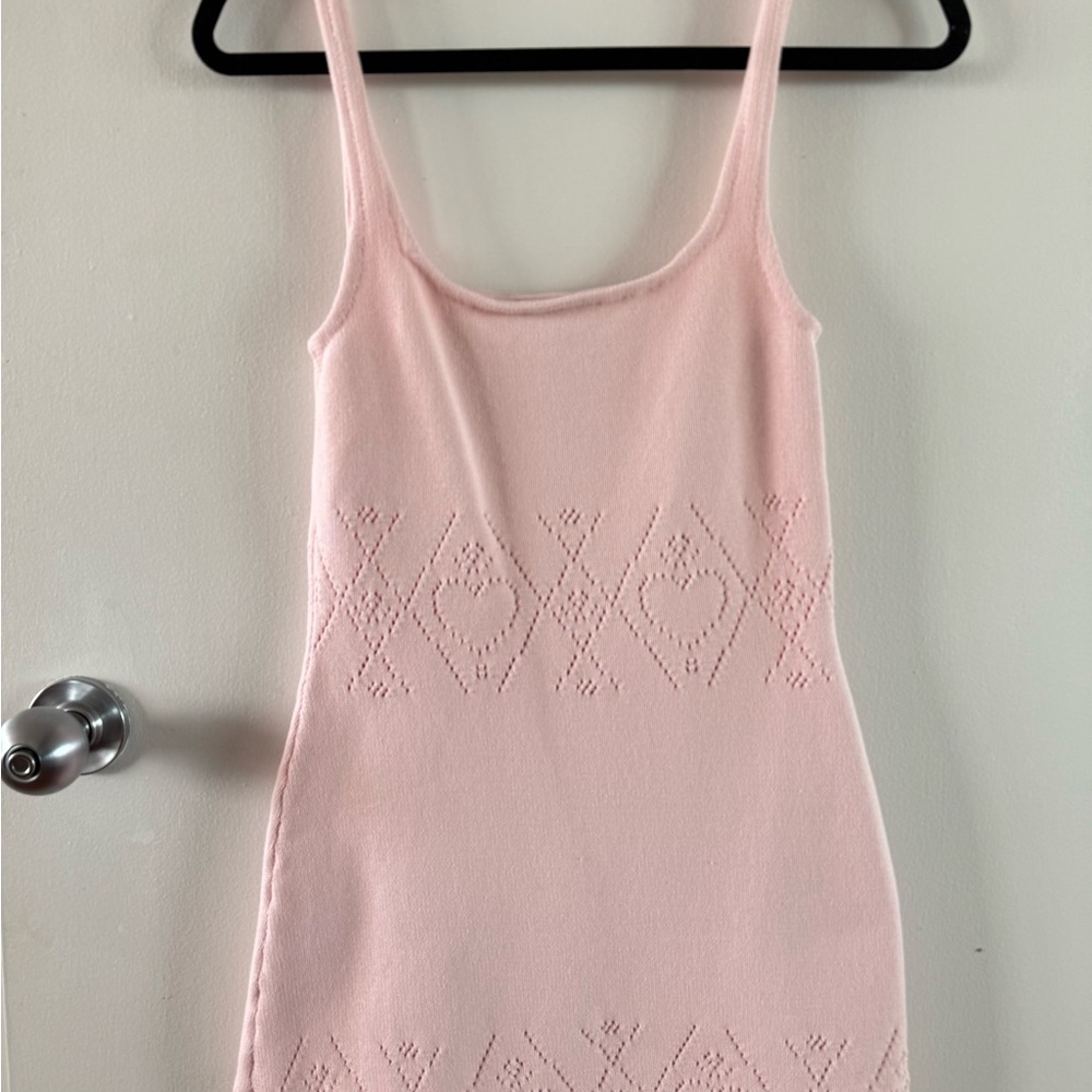 Rumored Light Pink Knit Top